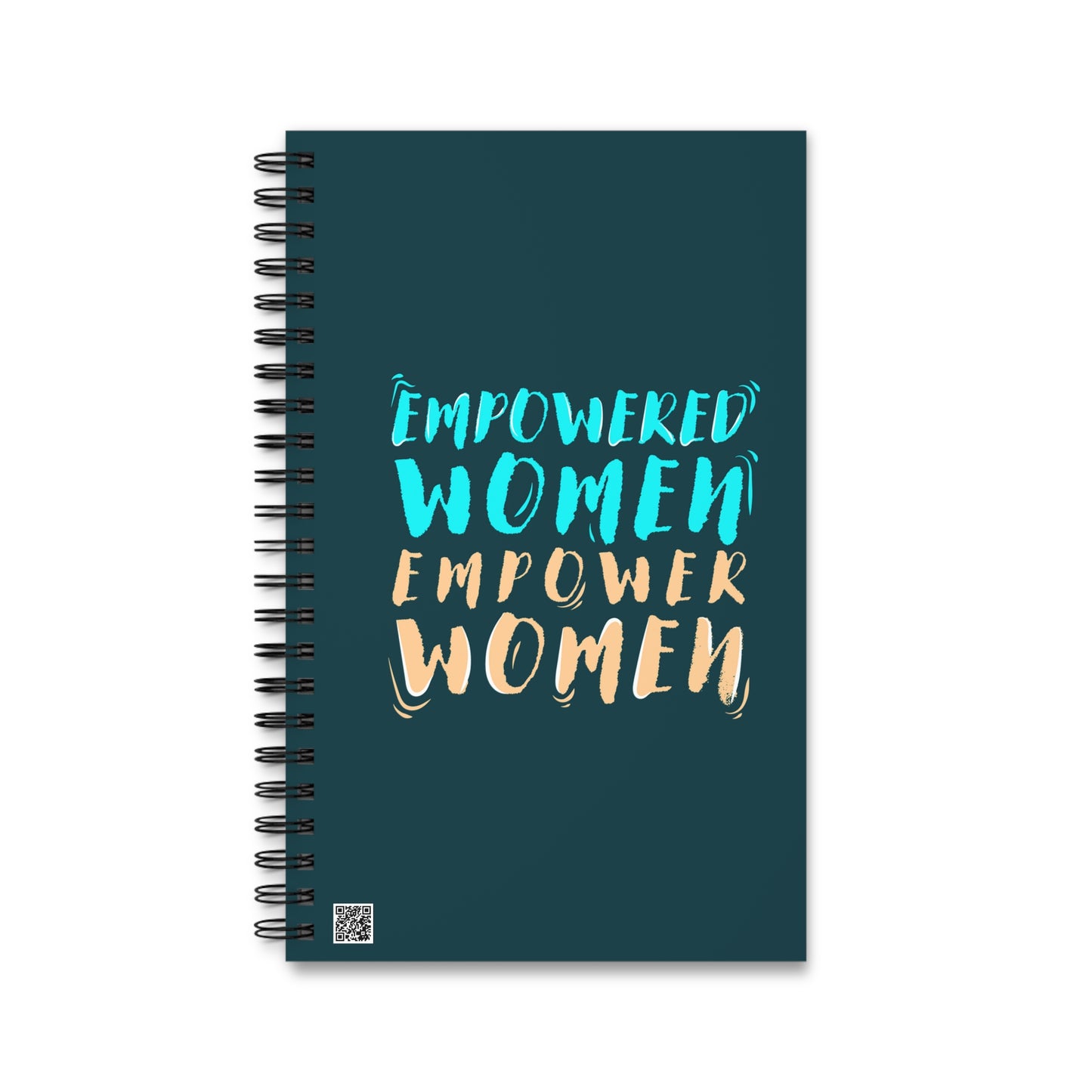 Empowered Women, Empower Women Blue Spiral Notebook