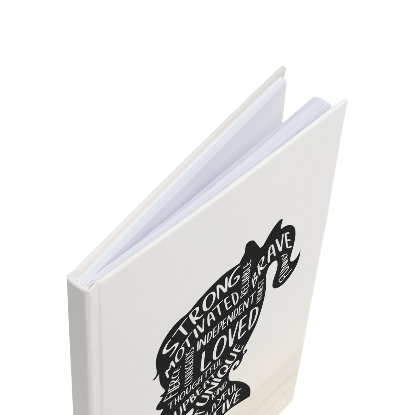 Strong, Independent, Unique Neutral Hardcover Journal