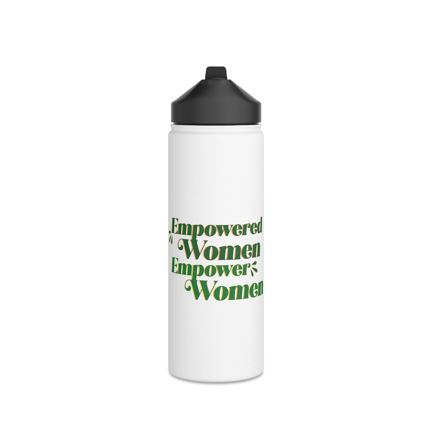 Empowered Women, Empower Women Green Stainless Steel Water Bottle