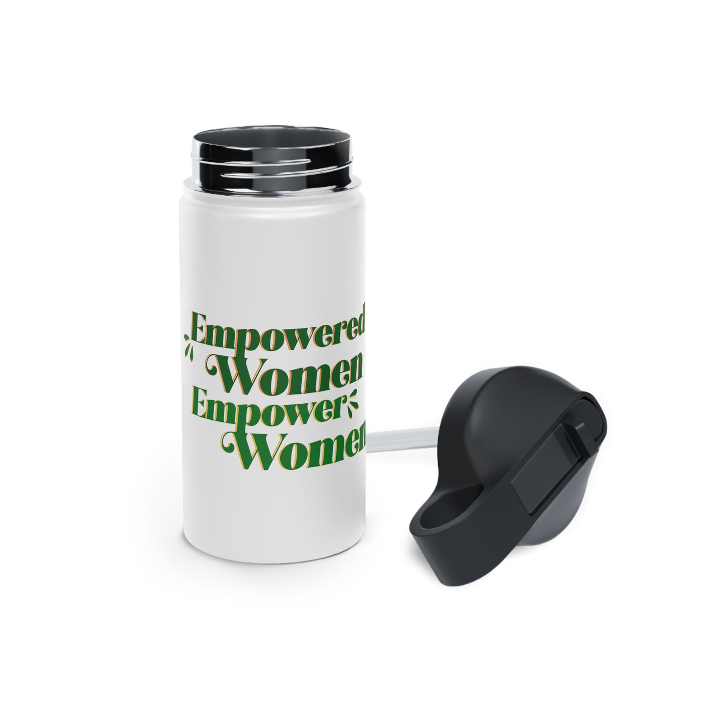 Empowered Women, Empower Women Green Stainless Steel Water Bottle