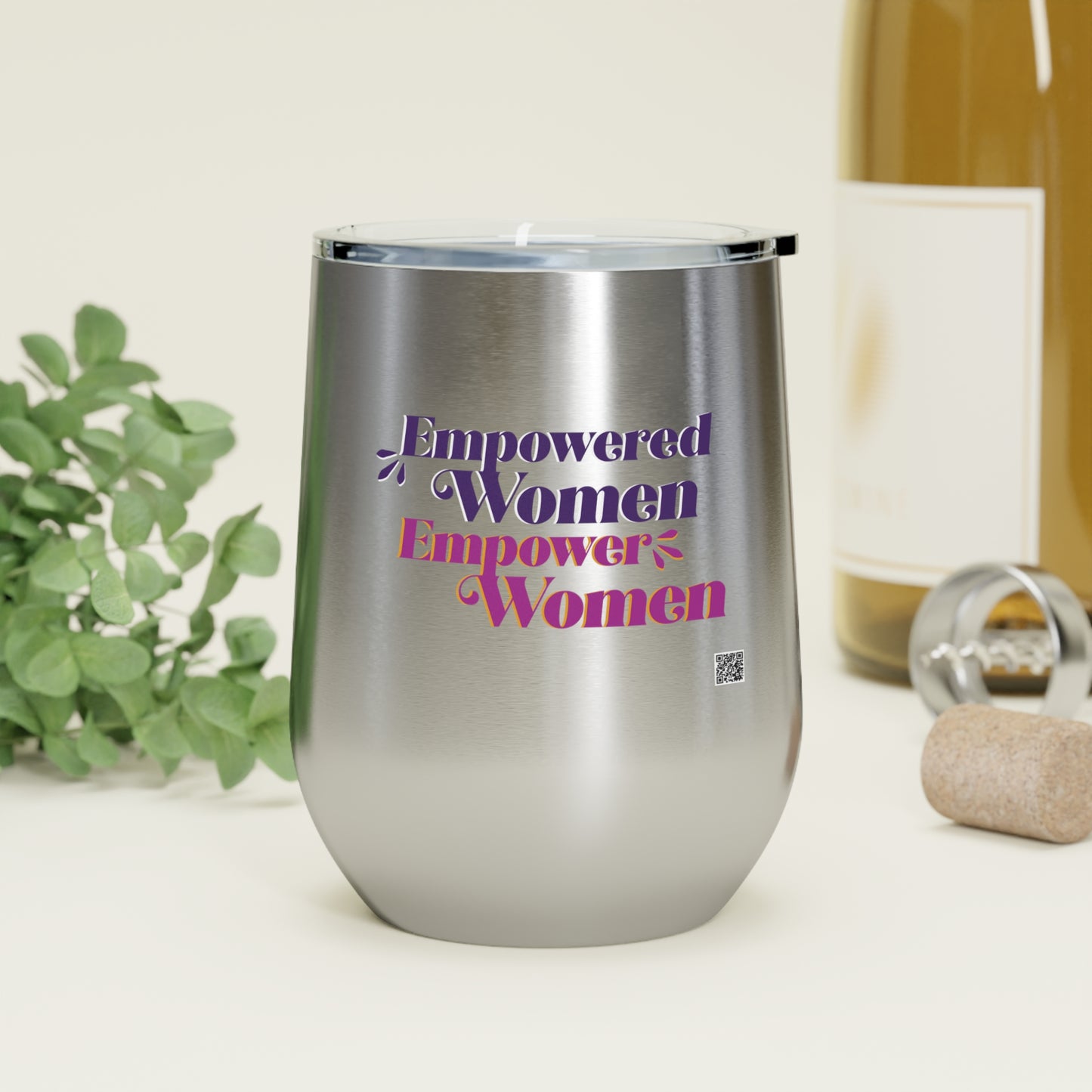 Empowered Women, Empower Women Purple Insulated Wine Tumbler