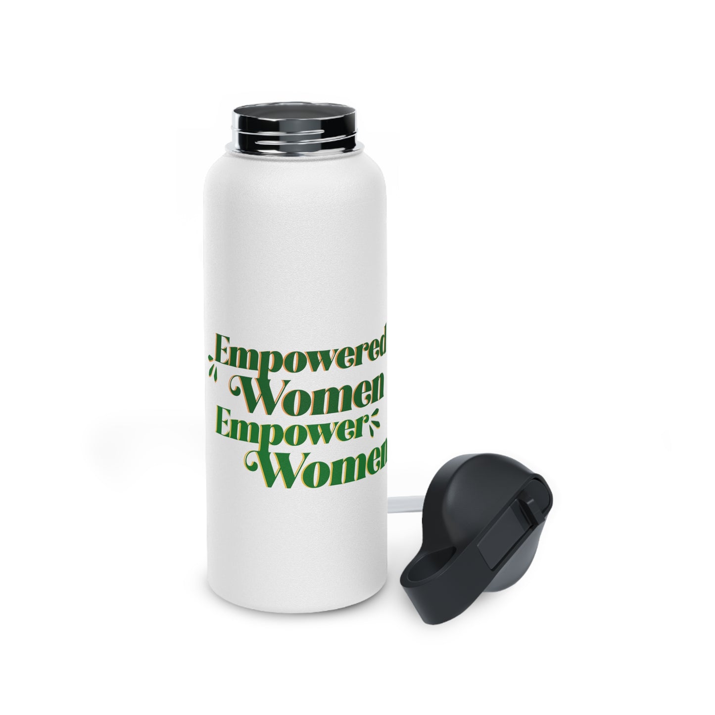 Empowered Women, Empower Women Green Stainless Steel Water Bottle