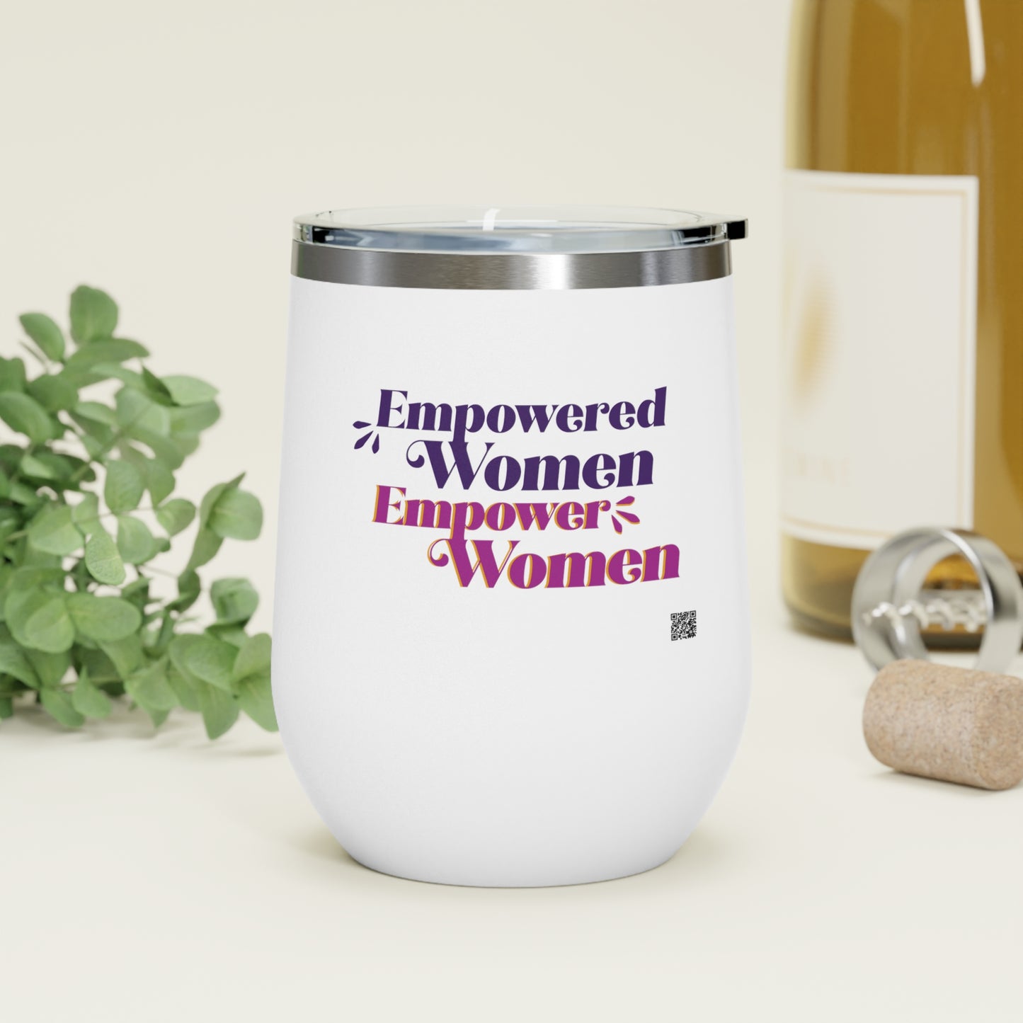 Empowered Women, Empower Women Purple Insulated Wine Tumbler
