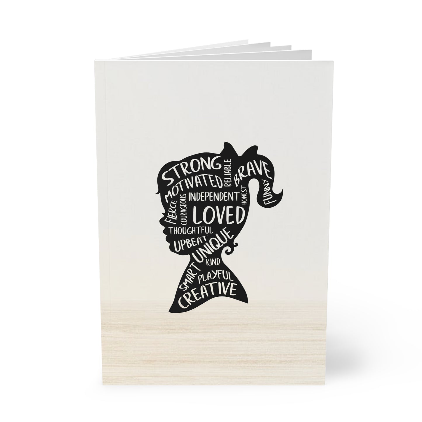 Strong, Independent, Unique Neutral Paperback Journal