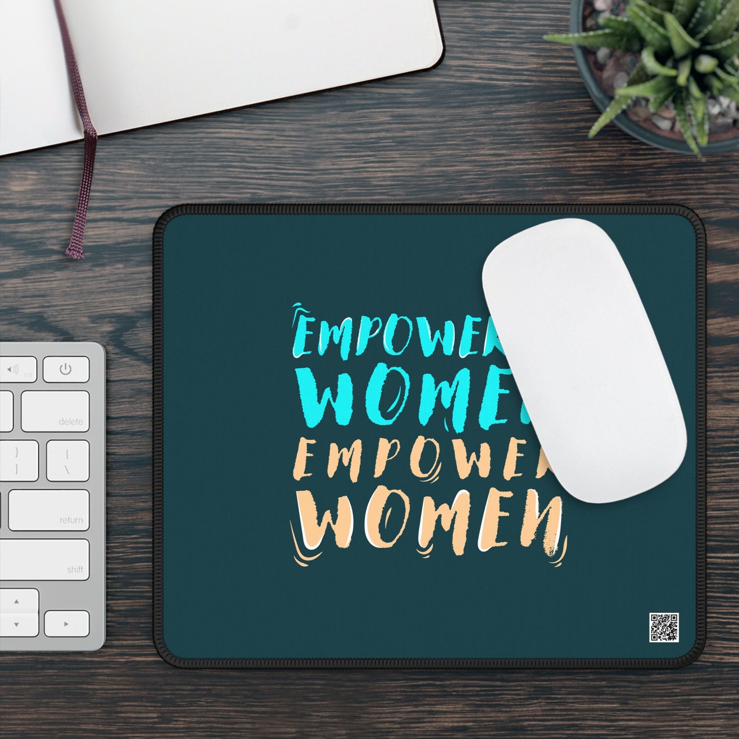 Empowered Women, Empower Women Blue Mousepad