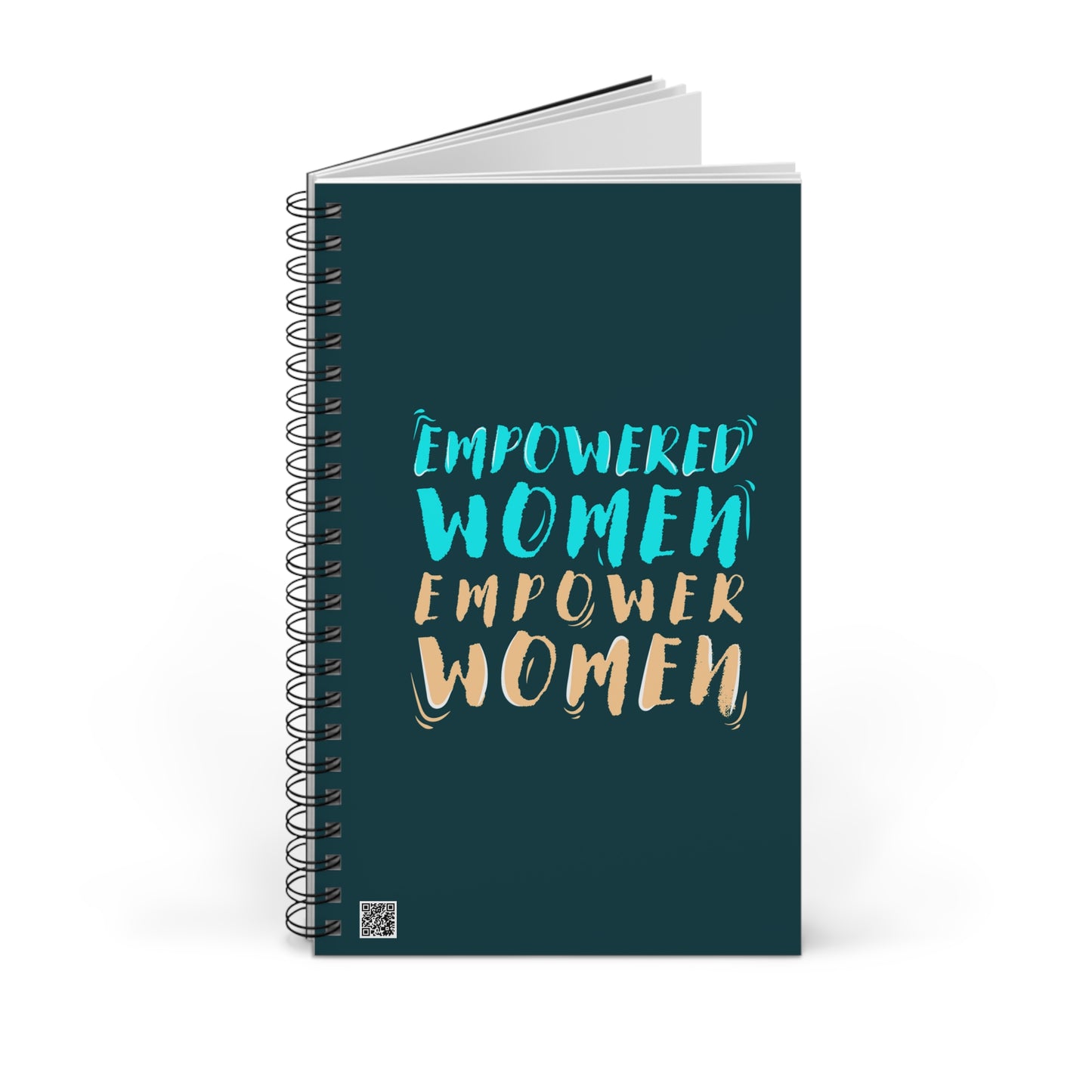 Empowered Women, Empower Women Blue Spiral Notebook