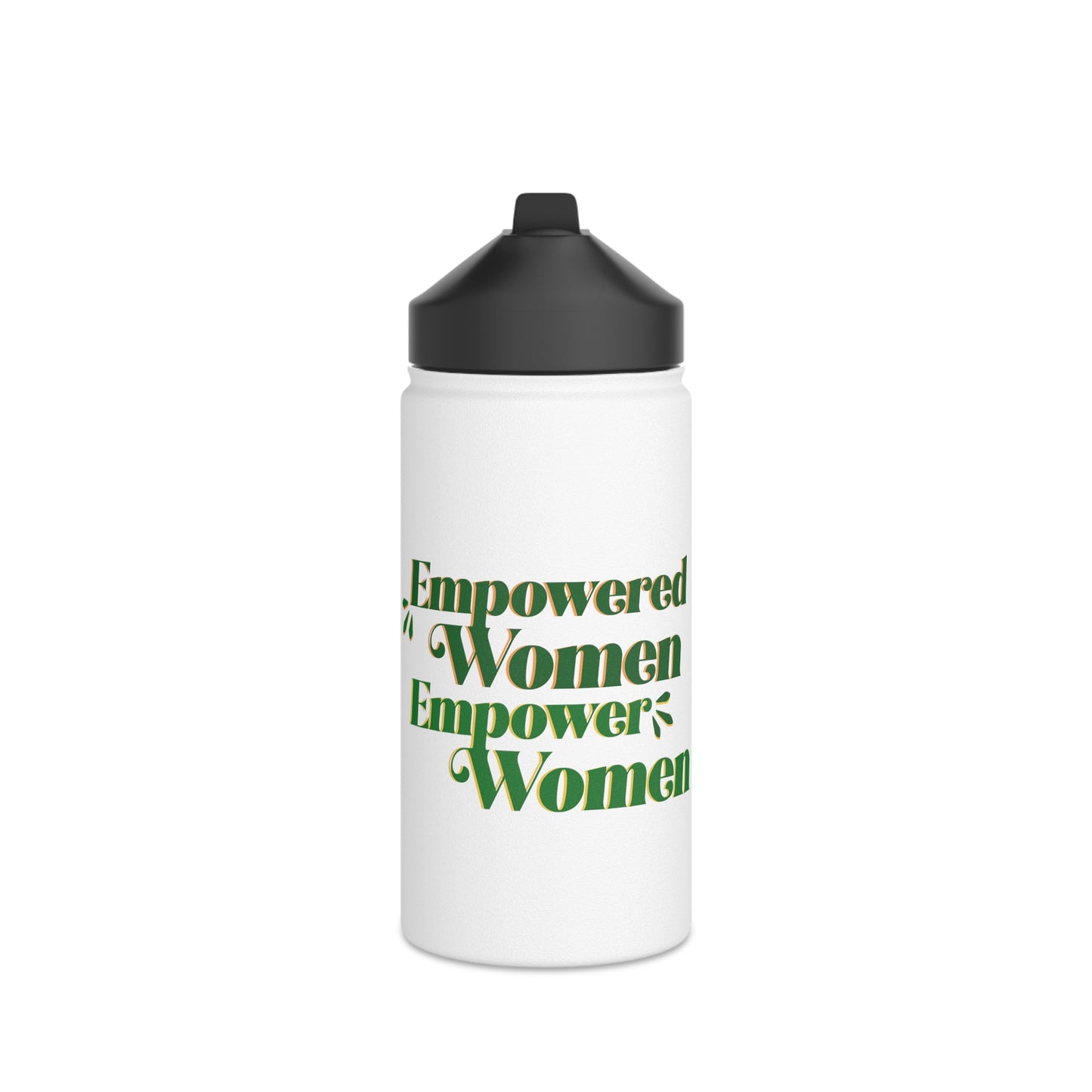 Empowered Women, Empower Women Green Stainless Steel Water Bottle
