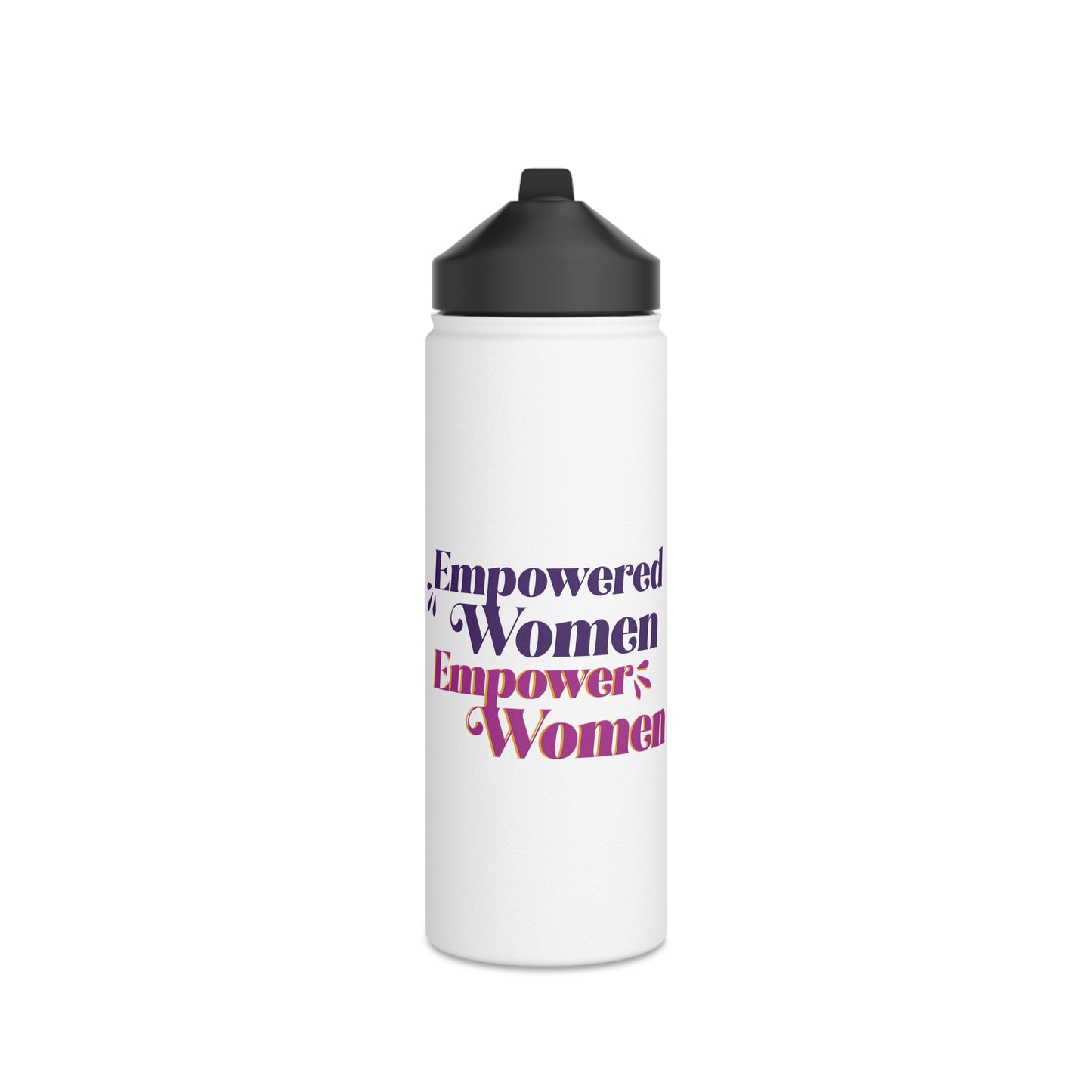 Empowered Women, Empower Women Purple Stainless Steel Water Bottle