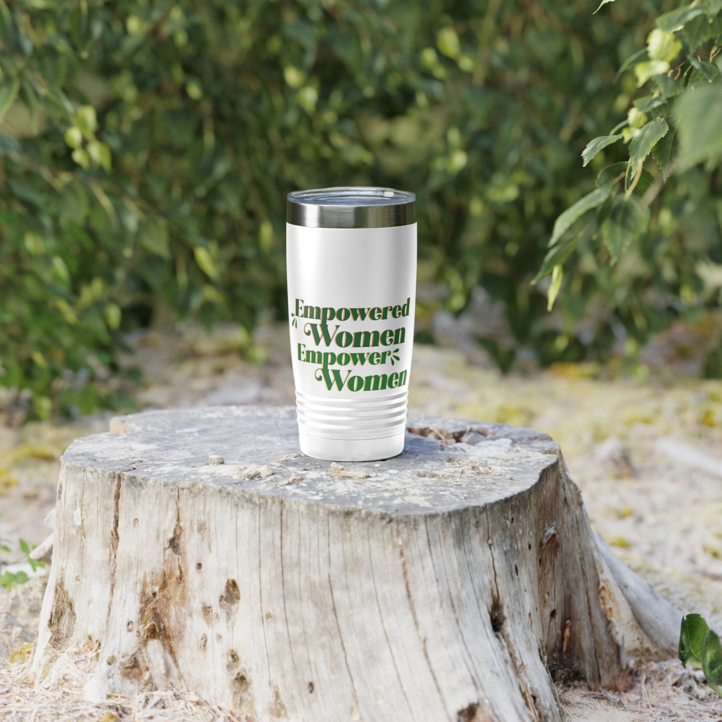 Empowered Women, Empower Women Green 20oz Ringneck Tumbler