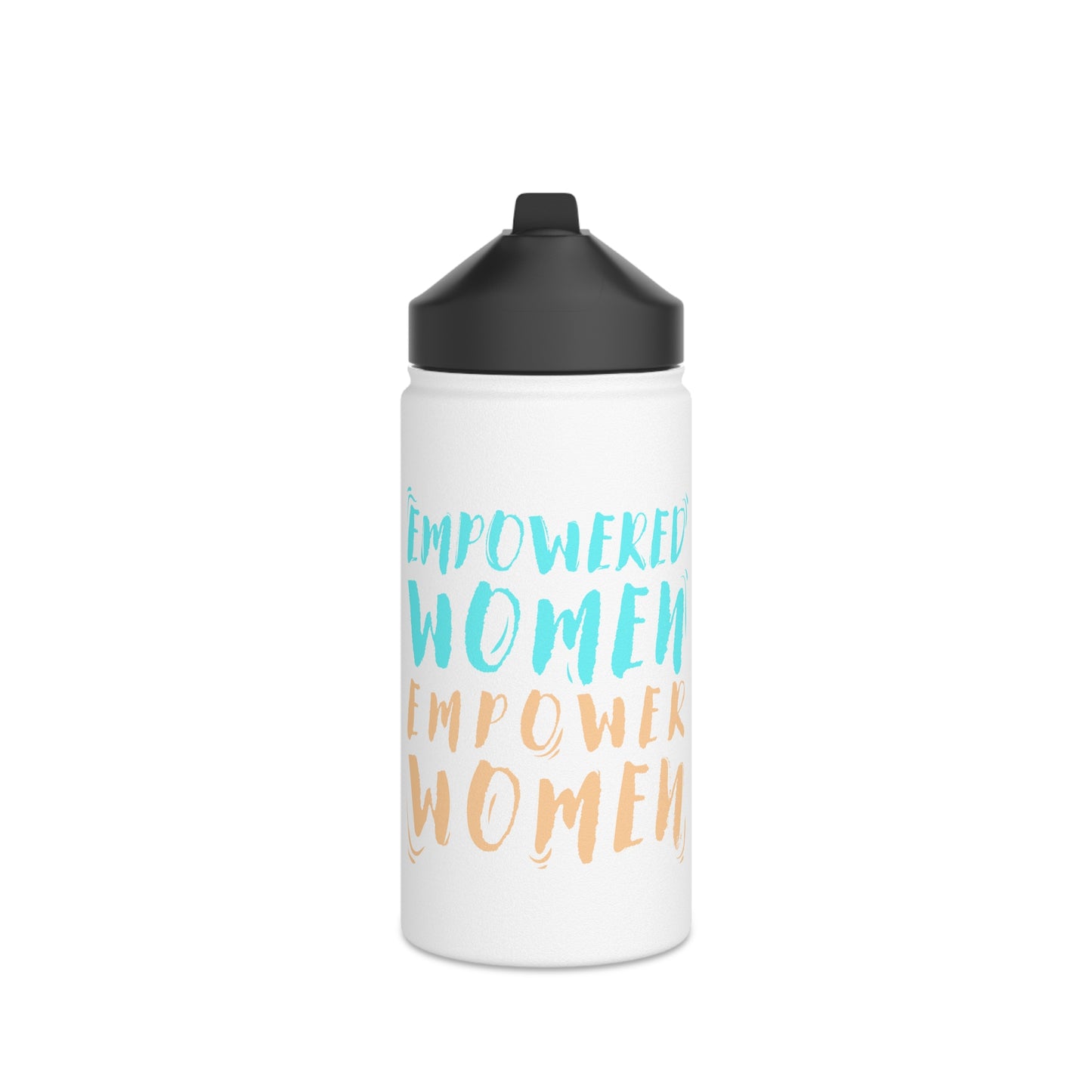 Empowered Women, Empower Women Blue/Yellow Stainless Steel Water Bottle