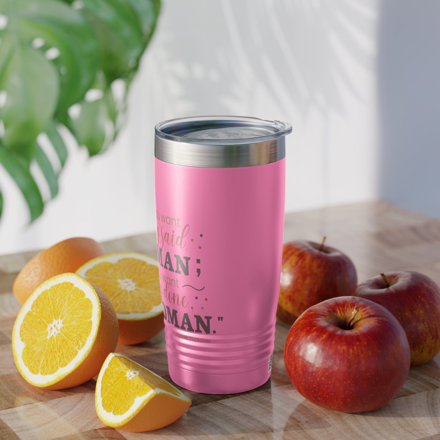 Ask a Woman 20oz Ringneck Tumbler