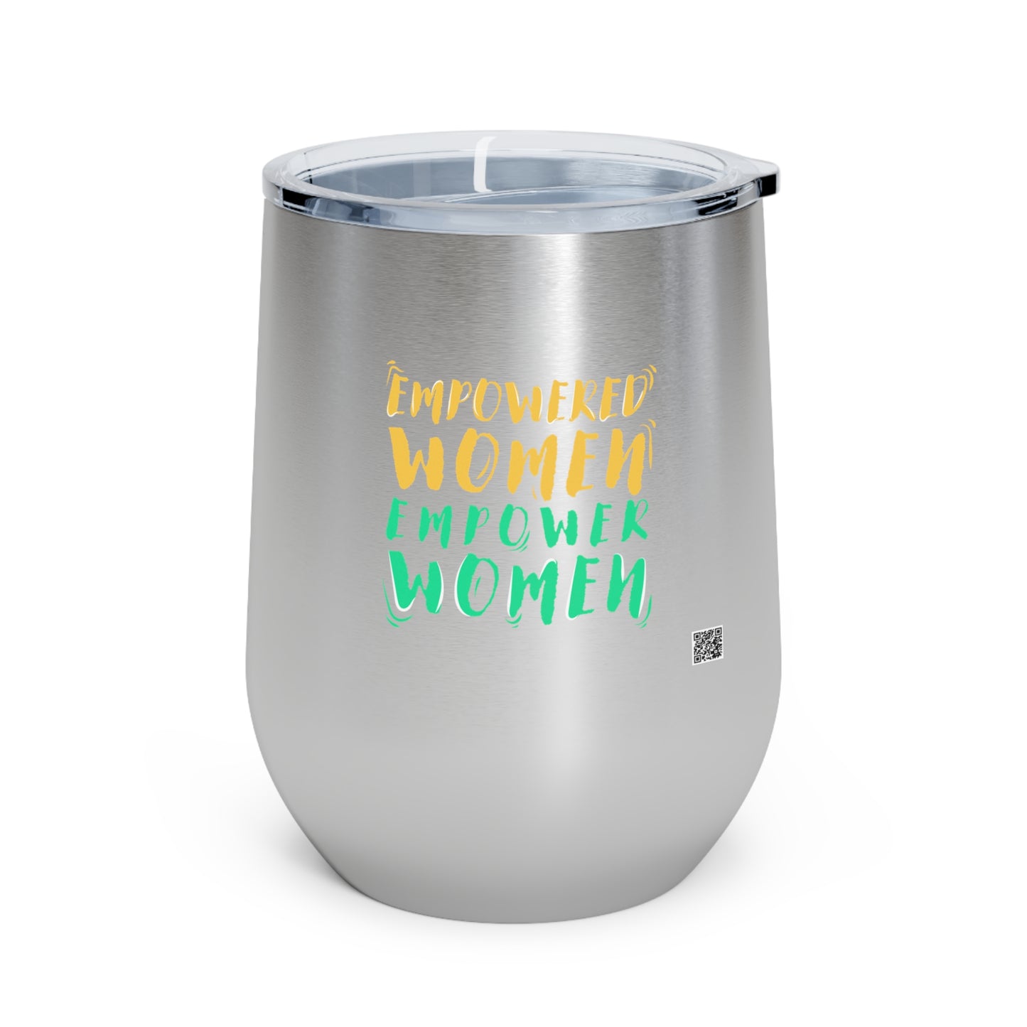 Empowered Women, Empower Women Green/Yellow Insulated Wine Tumbler