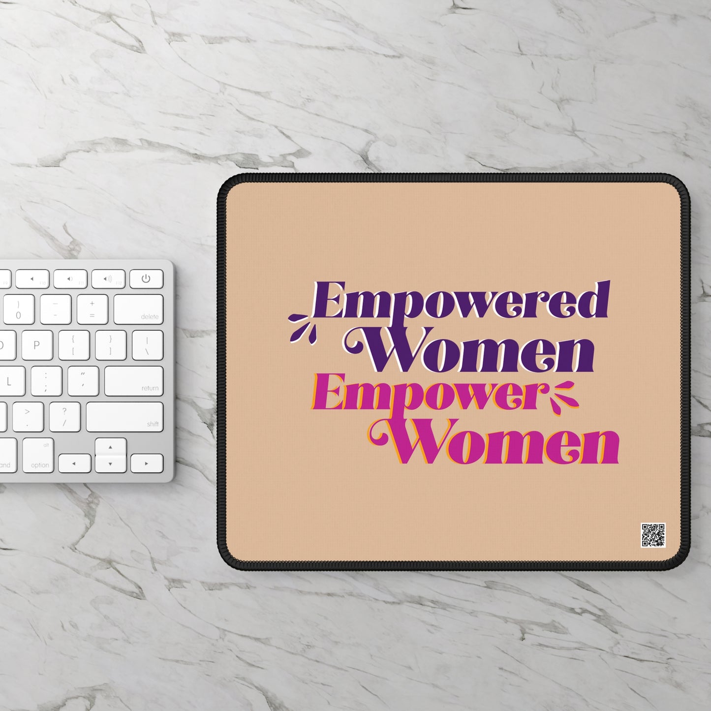 Empowered Women, Empower Women Nude/Beige Mousepad