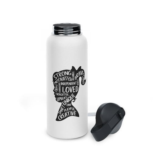 Strong, Independent, Unique Stainless Steel Water Bottle