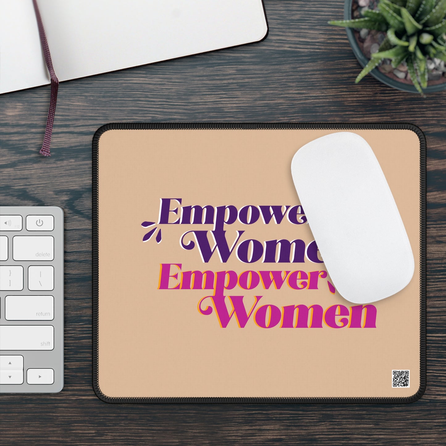 Empowered Women, Empower Women Nude/Beige Mousepad