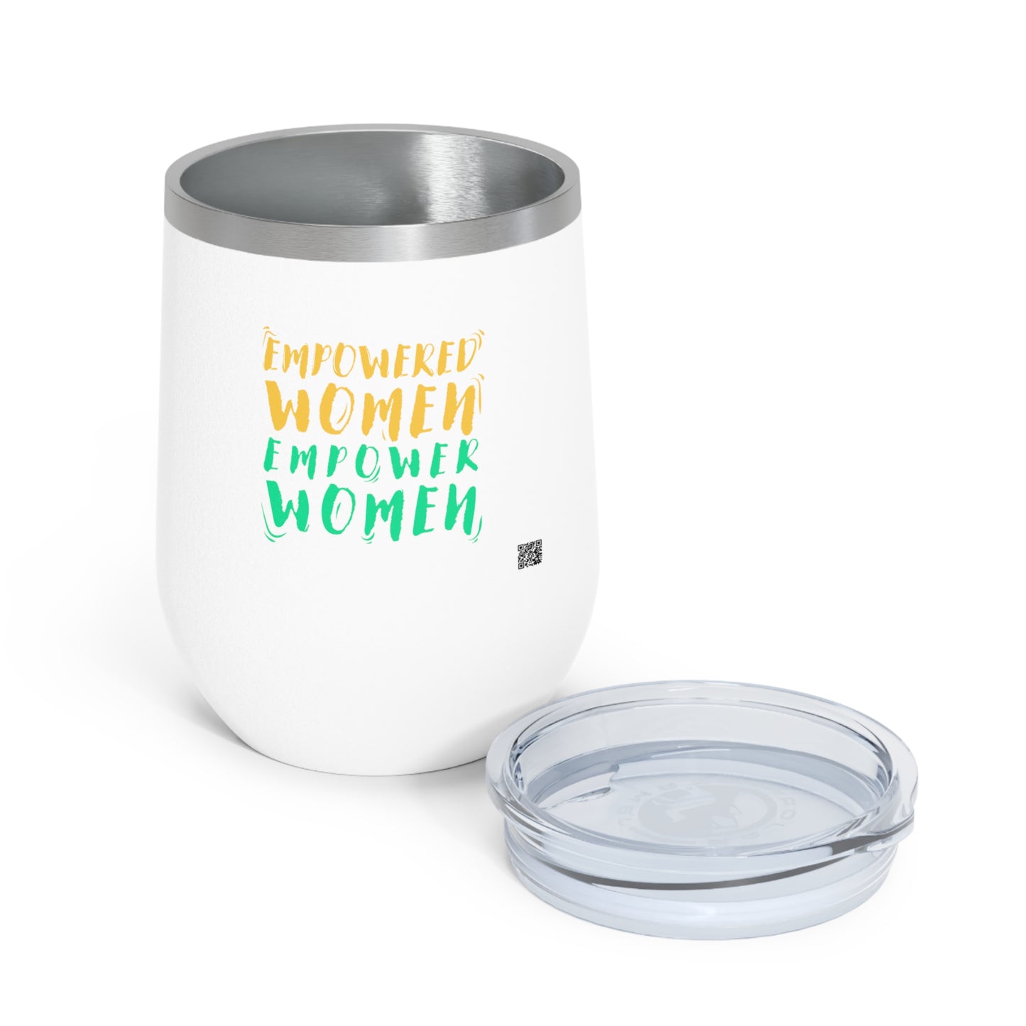 Empowered Women, Empower Women Green/Yellow Insulated Wine Tumbler