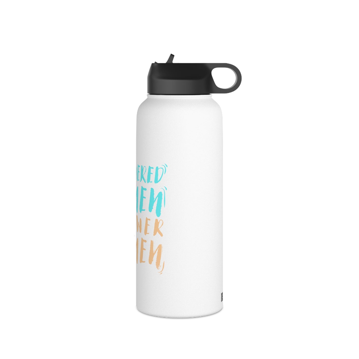 Empowered Women, Empower Women Blue/Yellow Stainless Steel Water Bottle