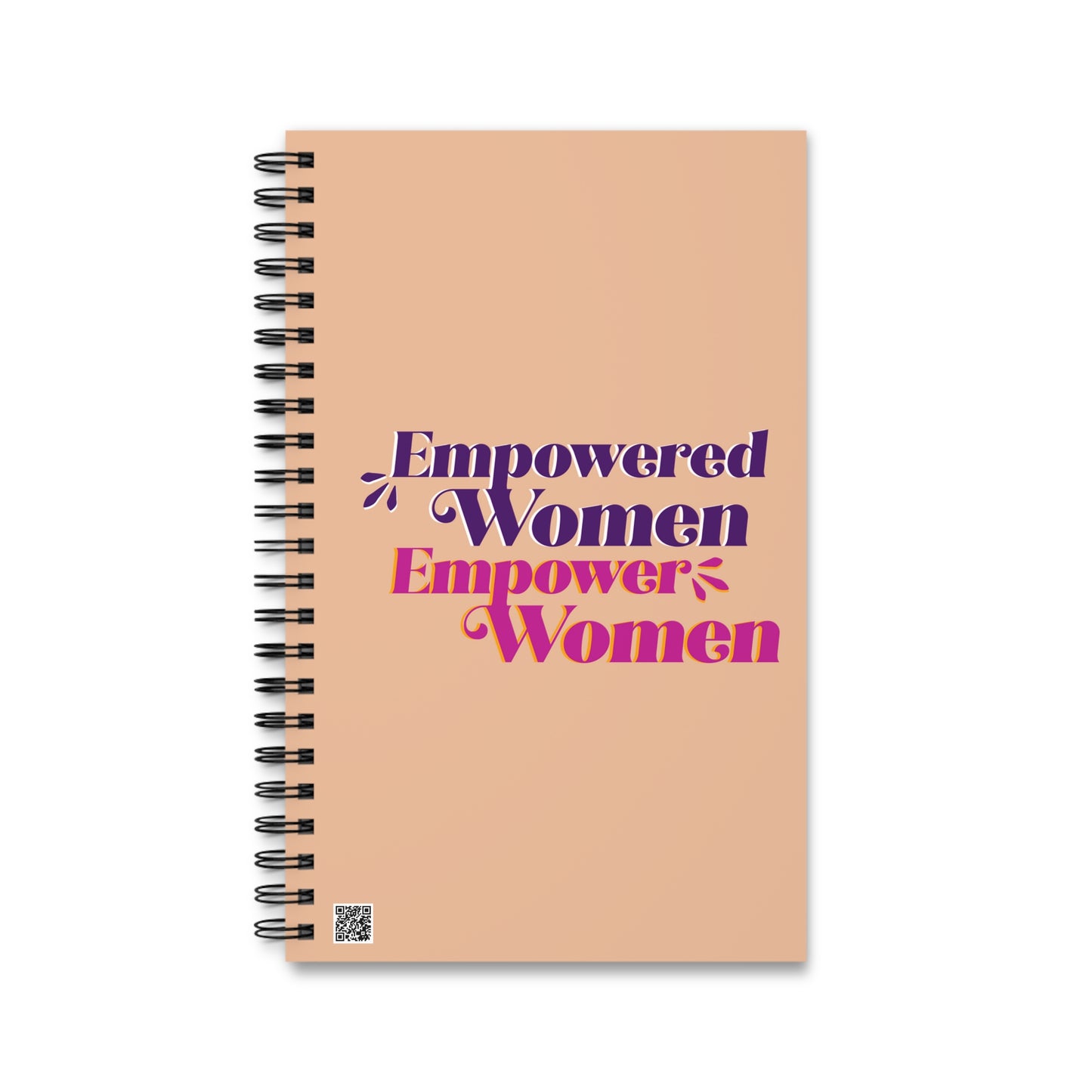 Empowered Women, Empower Women Beige/Nude Spiral Notebook