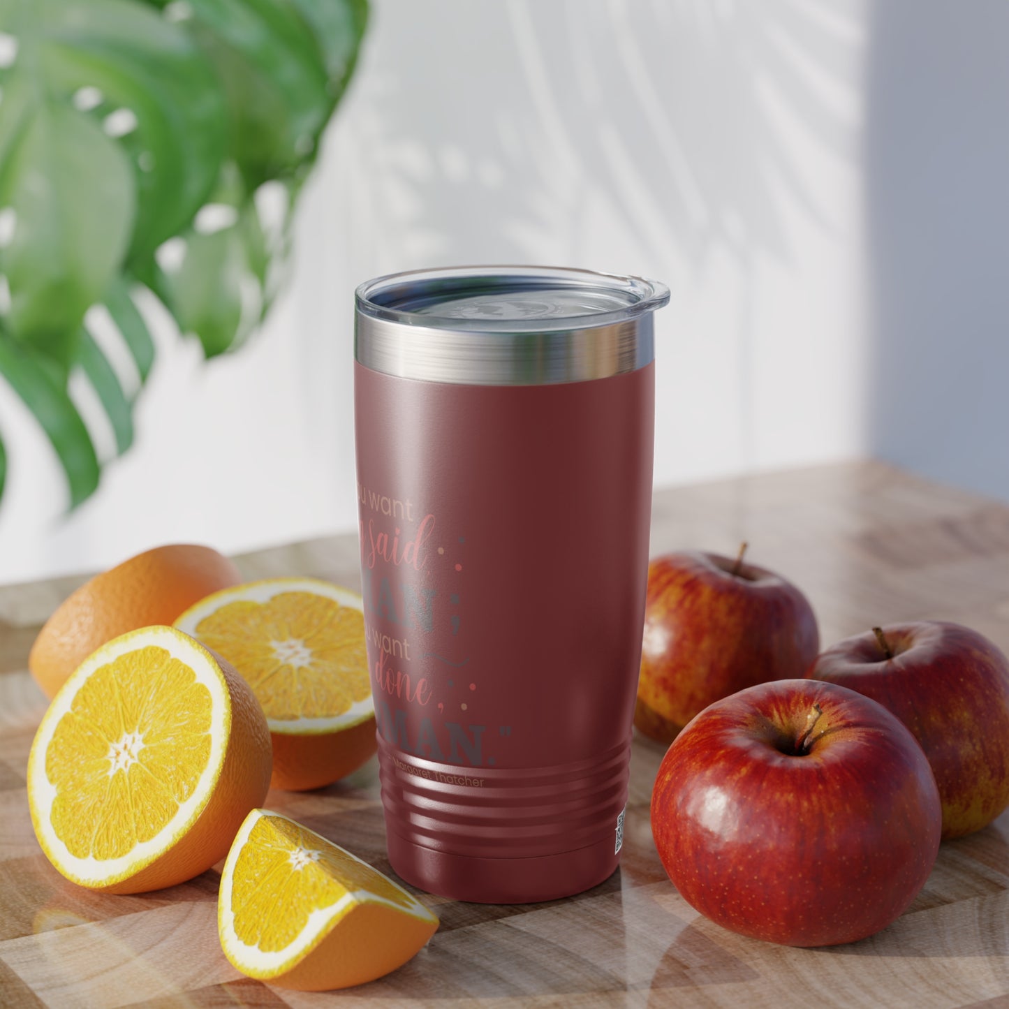 Ask a Woman 20oz Ringneck Tumbler