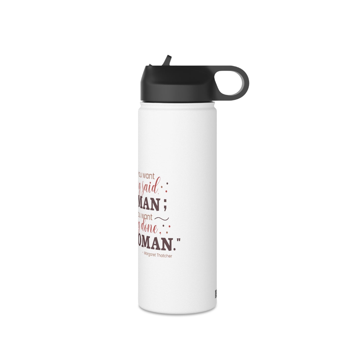 Ask a Woman Stainless Steel Water Bottle