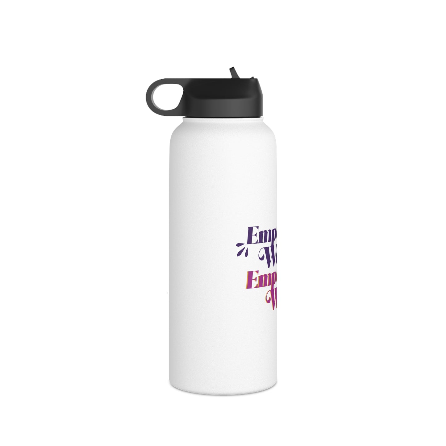 Empowered Women, Empower Women Purple Stainless Steel Water Bottle