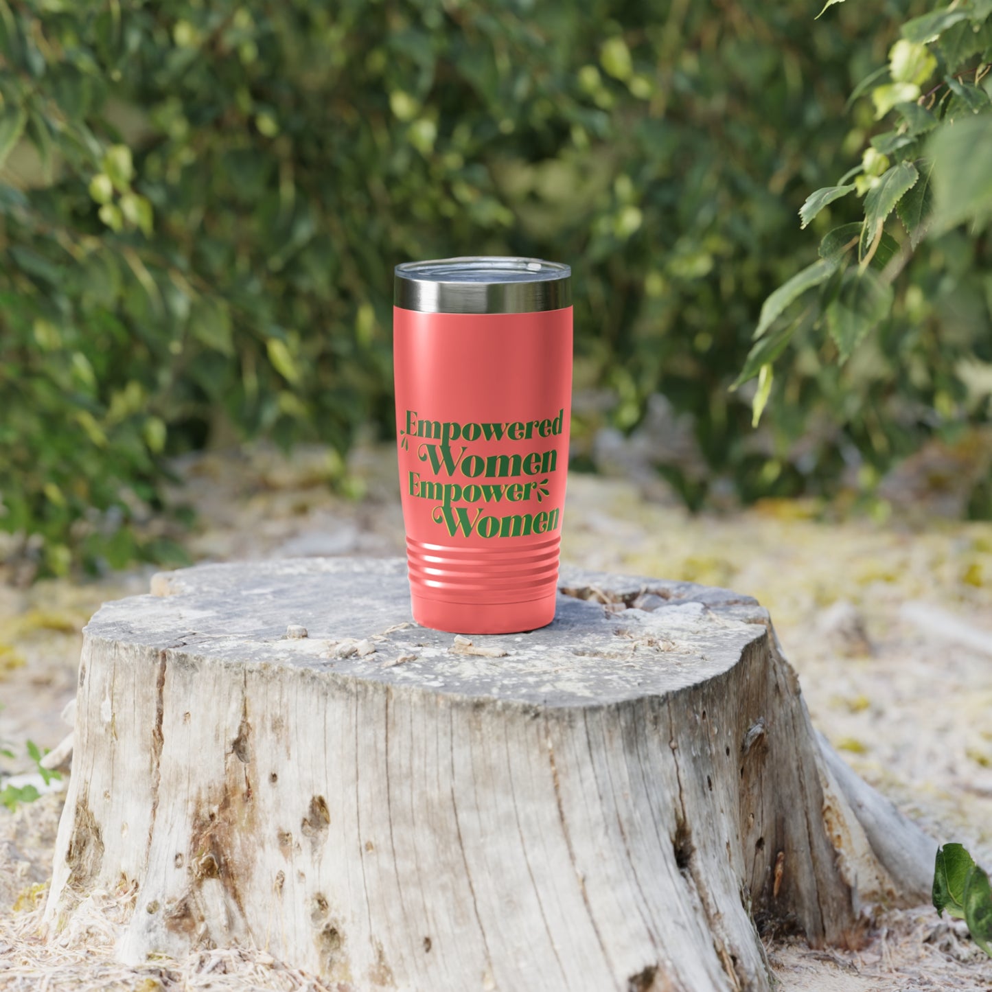 Empowered Women, Empower Women Green 20oz Ringneck Tumbler