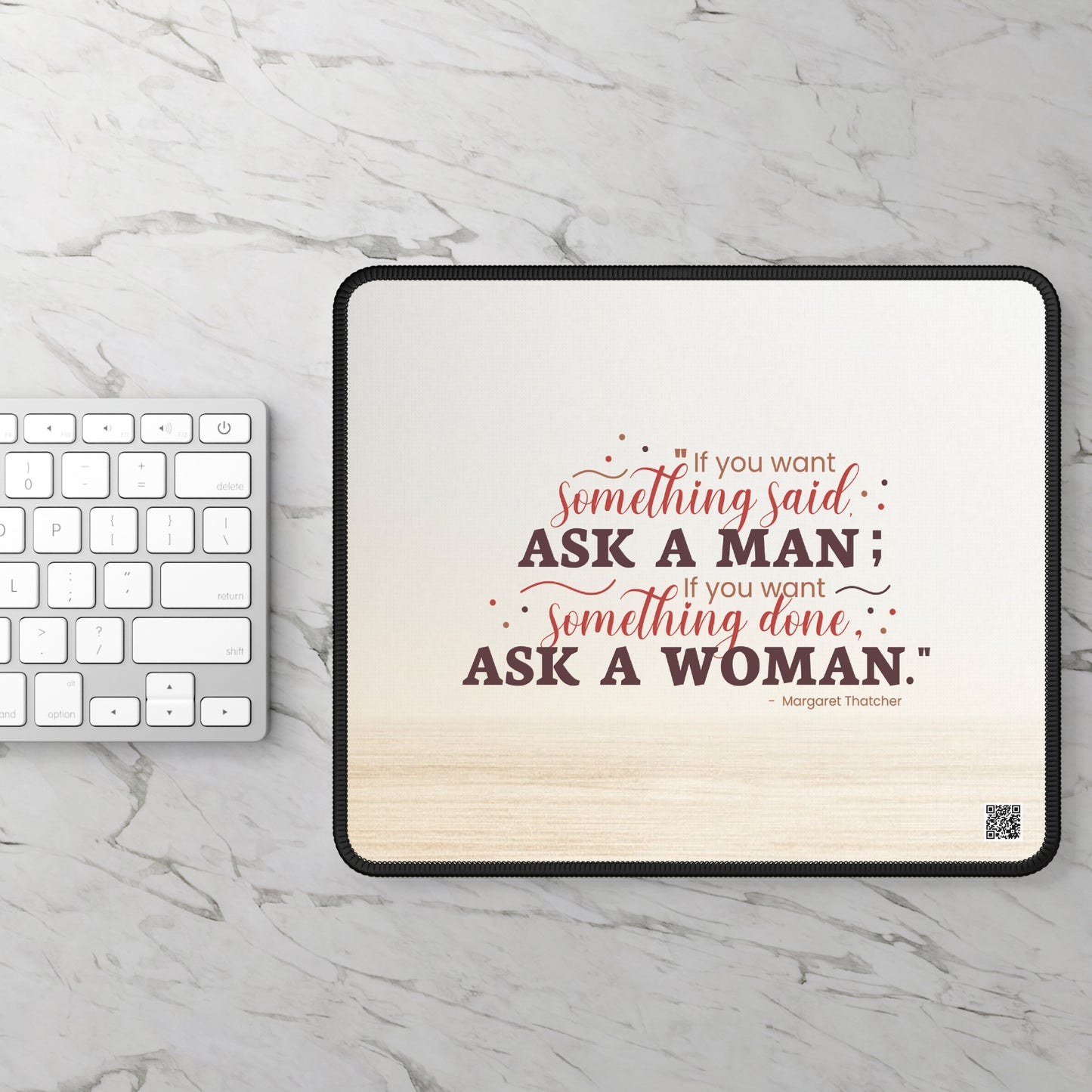 Ask A Woman Neutral Mousepad