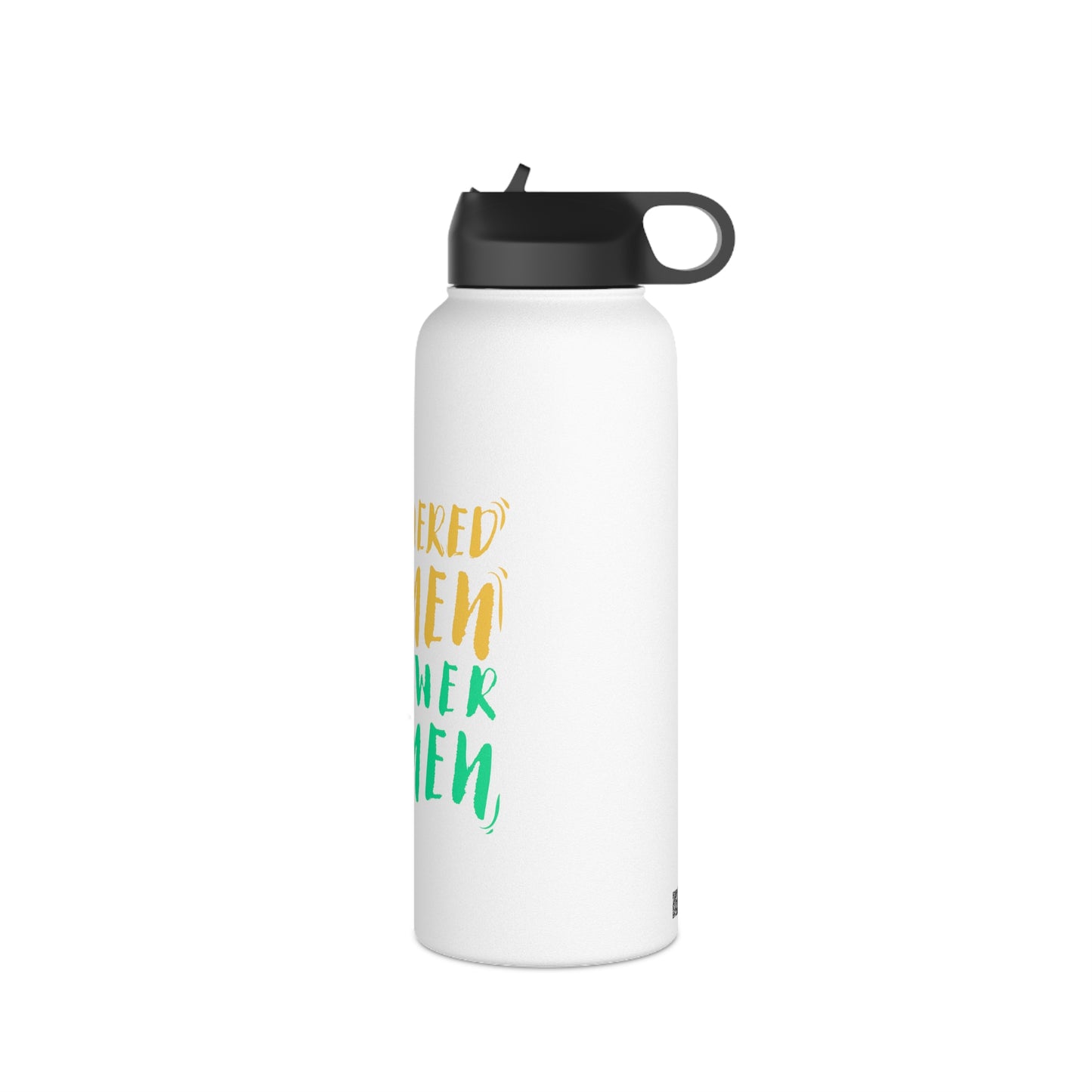 Empowered Women, Empower Women Green/Yellow Stainless Steel Water Bottle