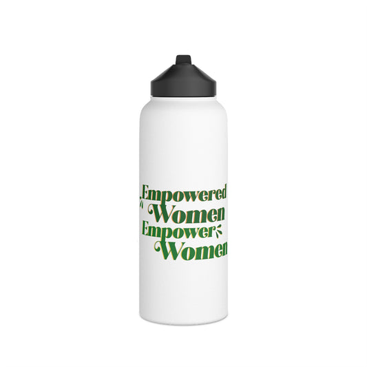 Empowered Women, Empower Women Green Stainless Steel Water Bottle