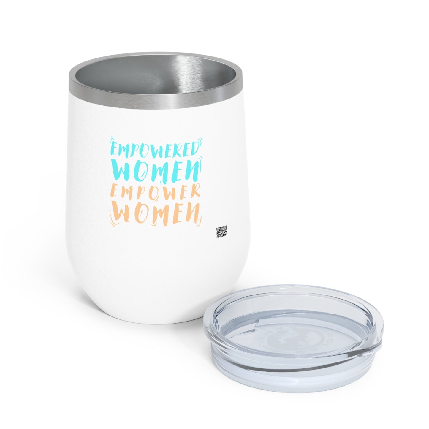 Empowered Women, Empower Women Blue/Yellow Insulated Wine Tumbler