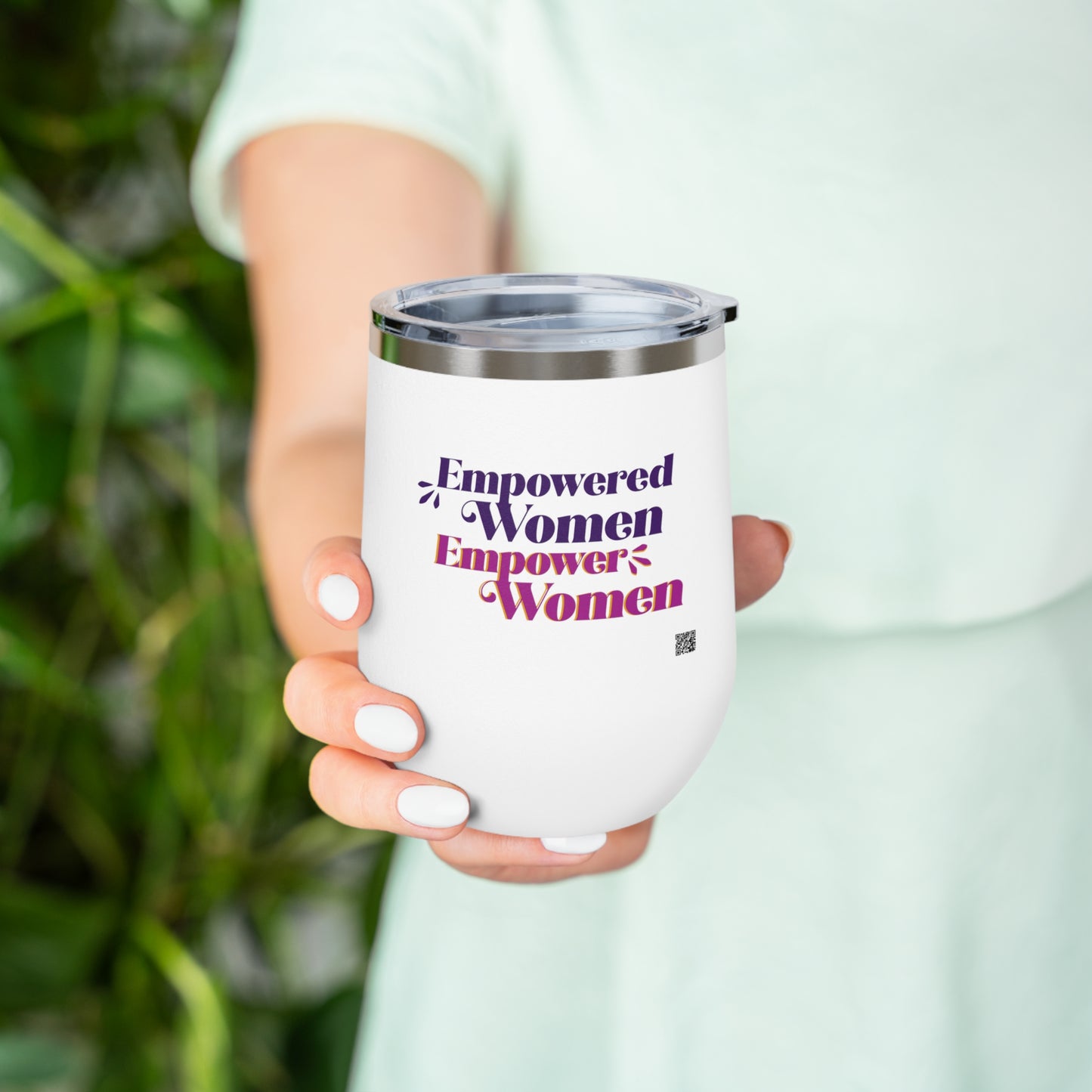 Empowered Women, Empower Women Purple Insulated Wine Tumbler