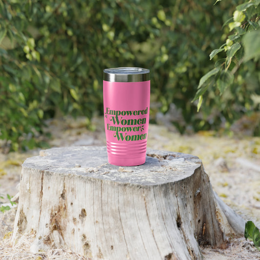 Empowered Women, Empower Women Green 20oz Ringneck Tumbler