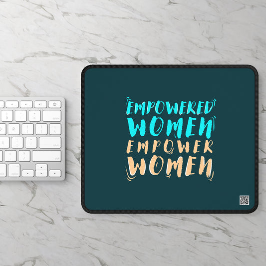 Empowered Women, Empower Women Blue Mousepad