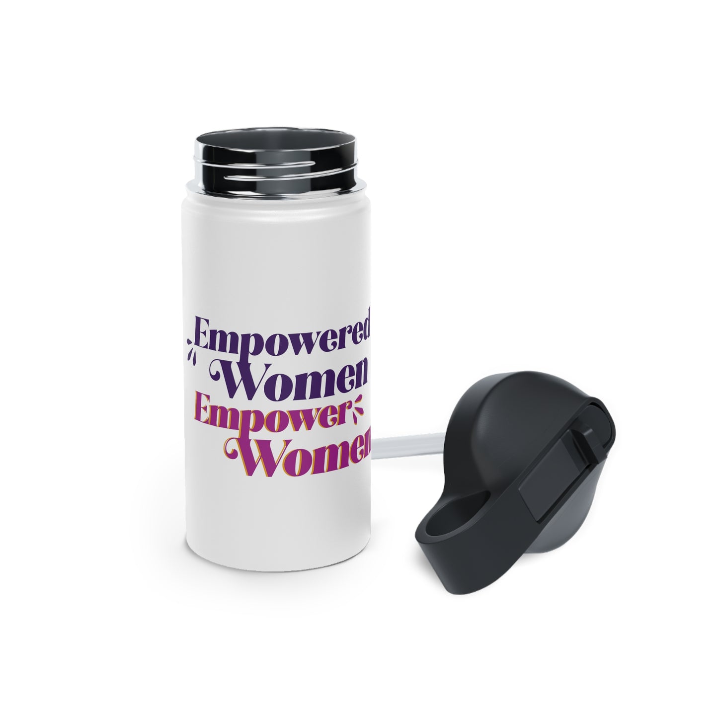 Empowered Women, Empower Women Purple Stainless Steel Water Bottle