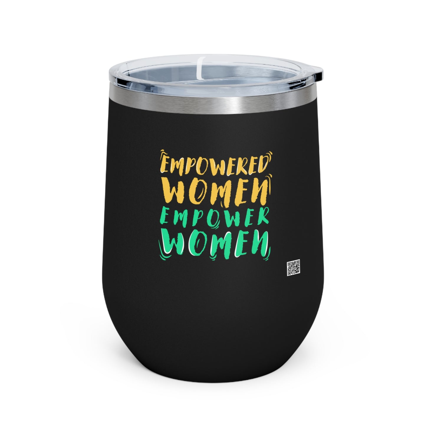 Empowered Women, Empower Women Green/Yellow Insulated Wine Tumbler