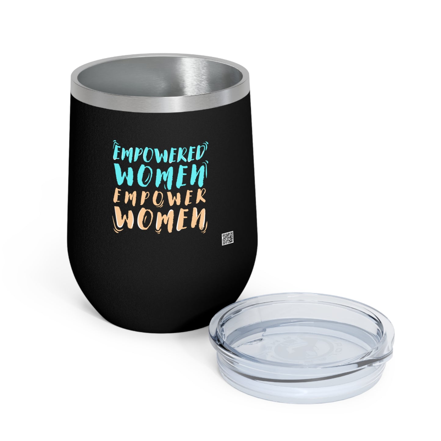 Empowered Women, Empower Women Blue/Yellow Insulated Wine Tumbler