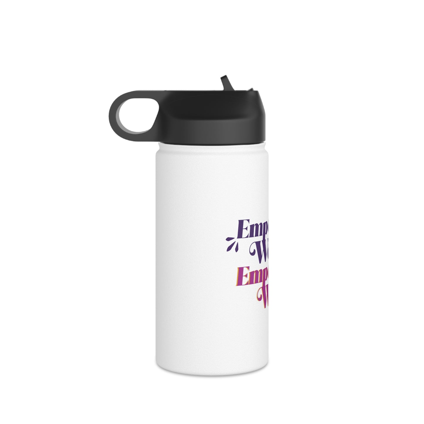 Empowered Women, Empower Women Purple Stainless Steel Water Bottle