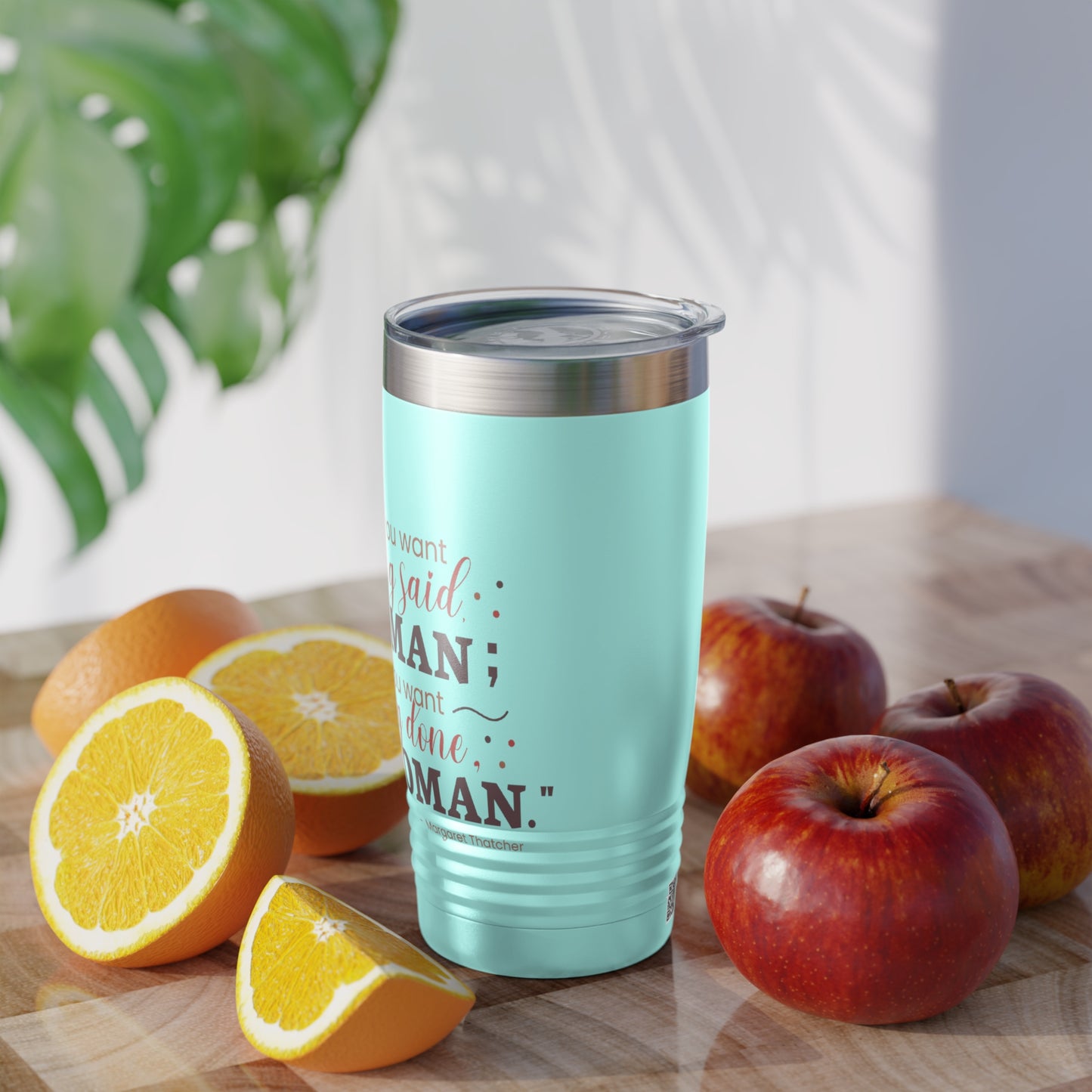 Ask a Woman 20oz Ringneck Tumbler