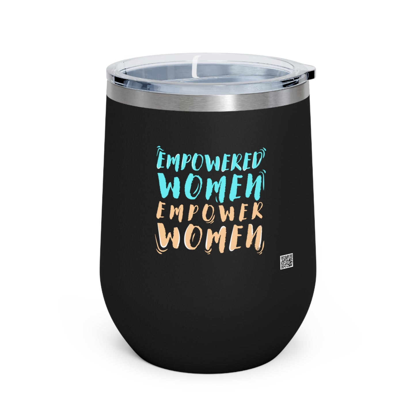 Empowered Women, Empower Women Blue/Yellow Insulated Wine Tumbler