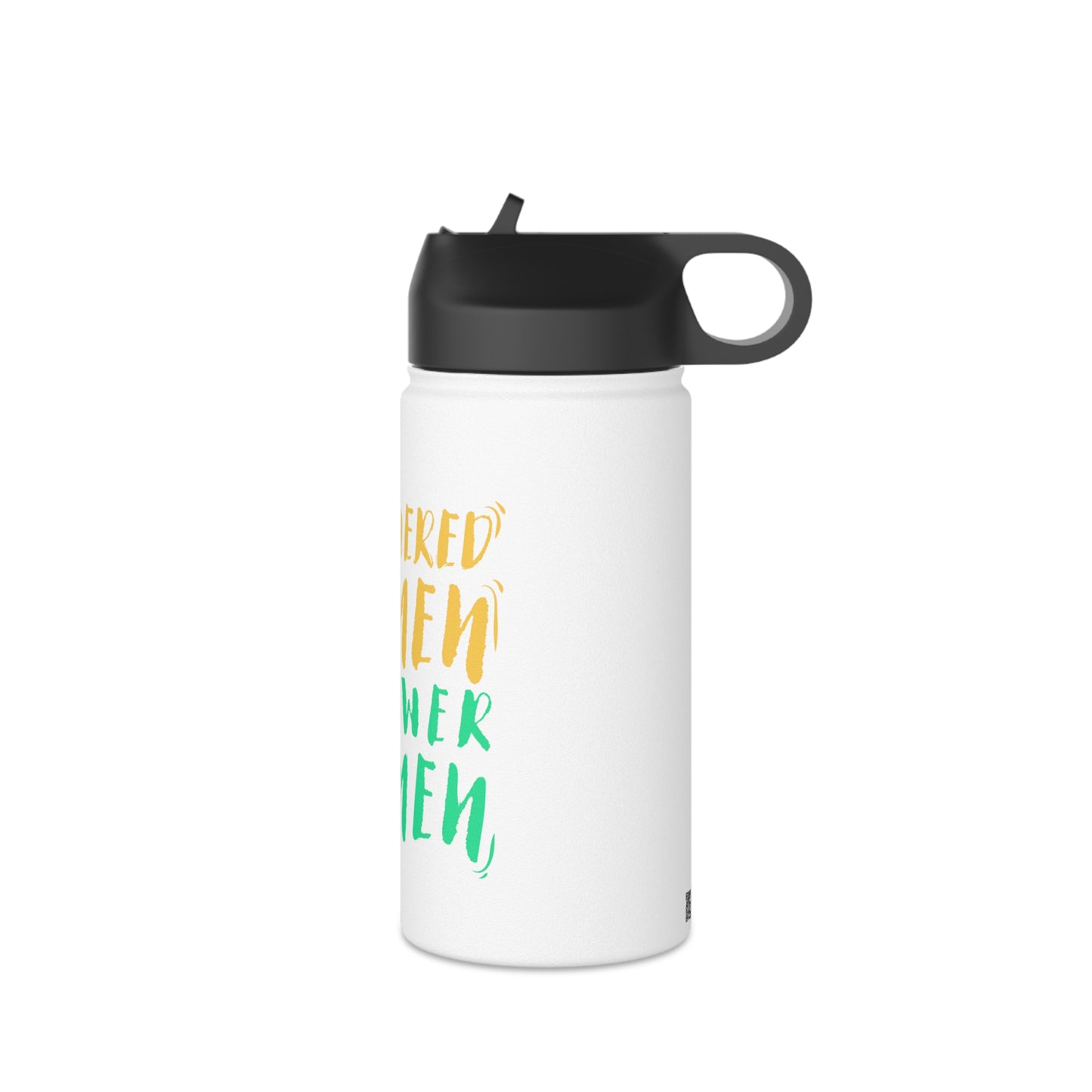 Empowered Women, Empower Women Green/Yellow Stainless Steel Water Bottle