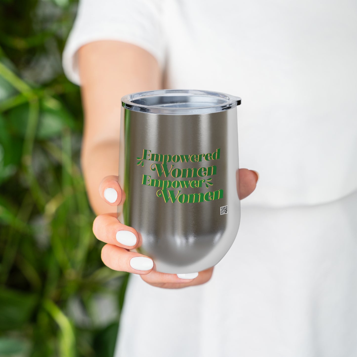 Empowered Women, Empower Women Green Insulated Wine Tumbler