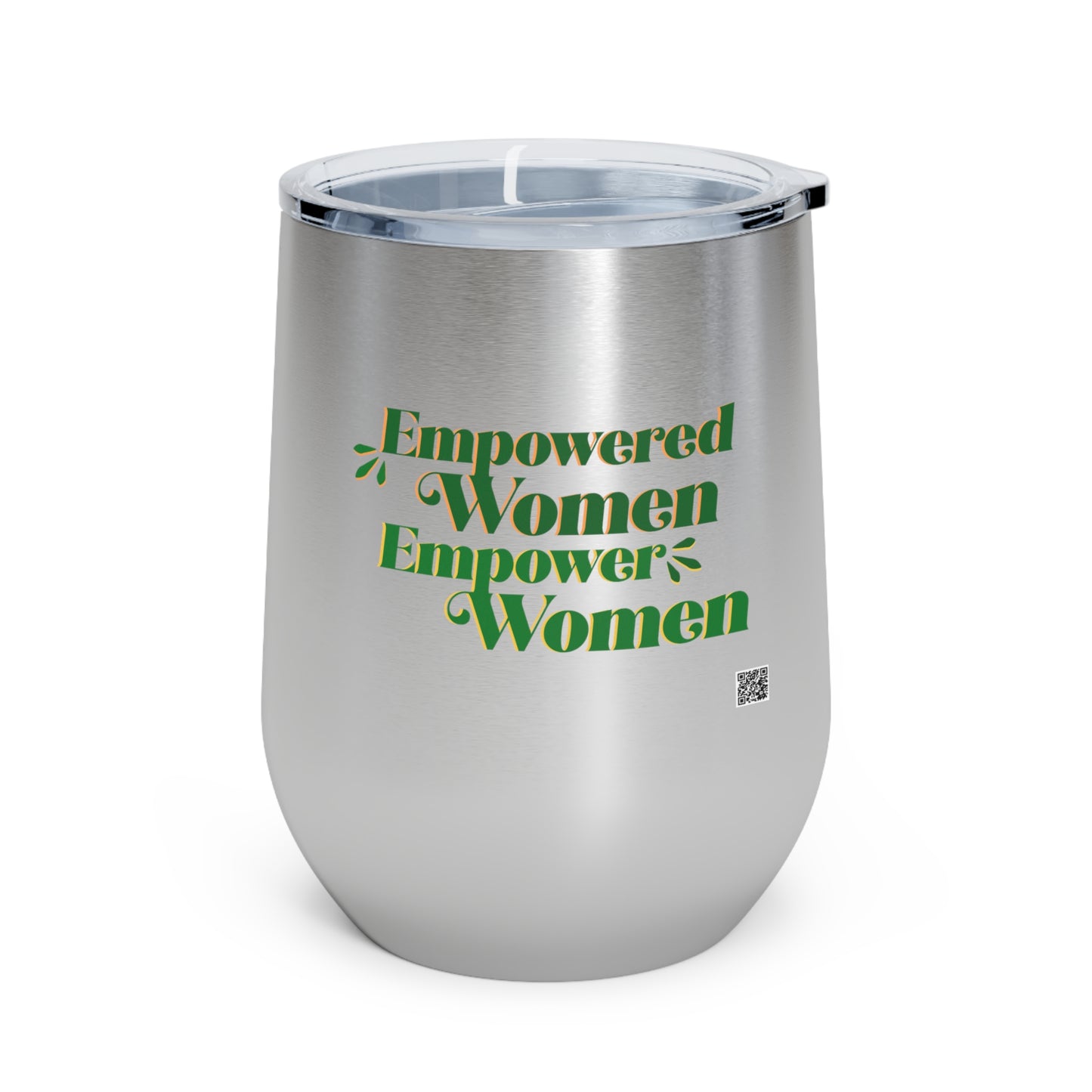 Empowered Women, Empower Women Green Insulated Wine Tumbler