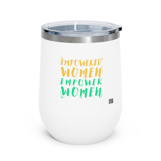 Empowered Women, Empower Women Green/Yellow Insulated Wine Tumbler