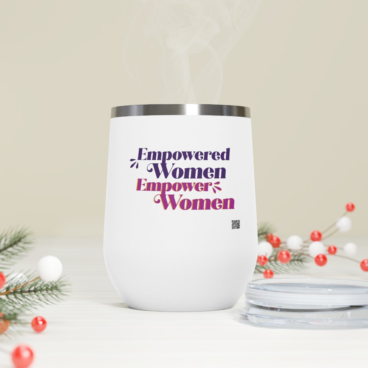 Empowered Women, Empower Women Purple Insulated Wine Tumbler