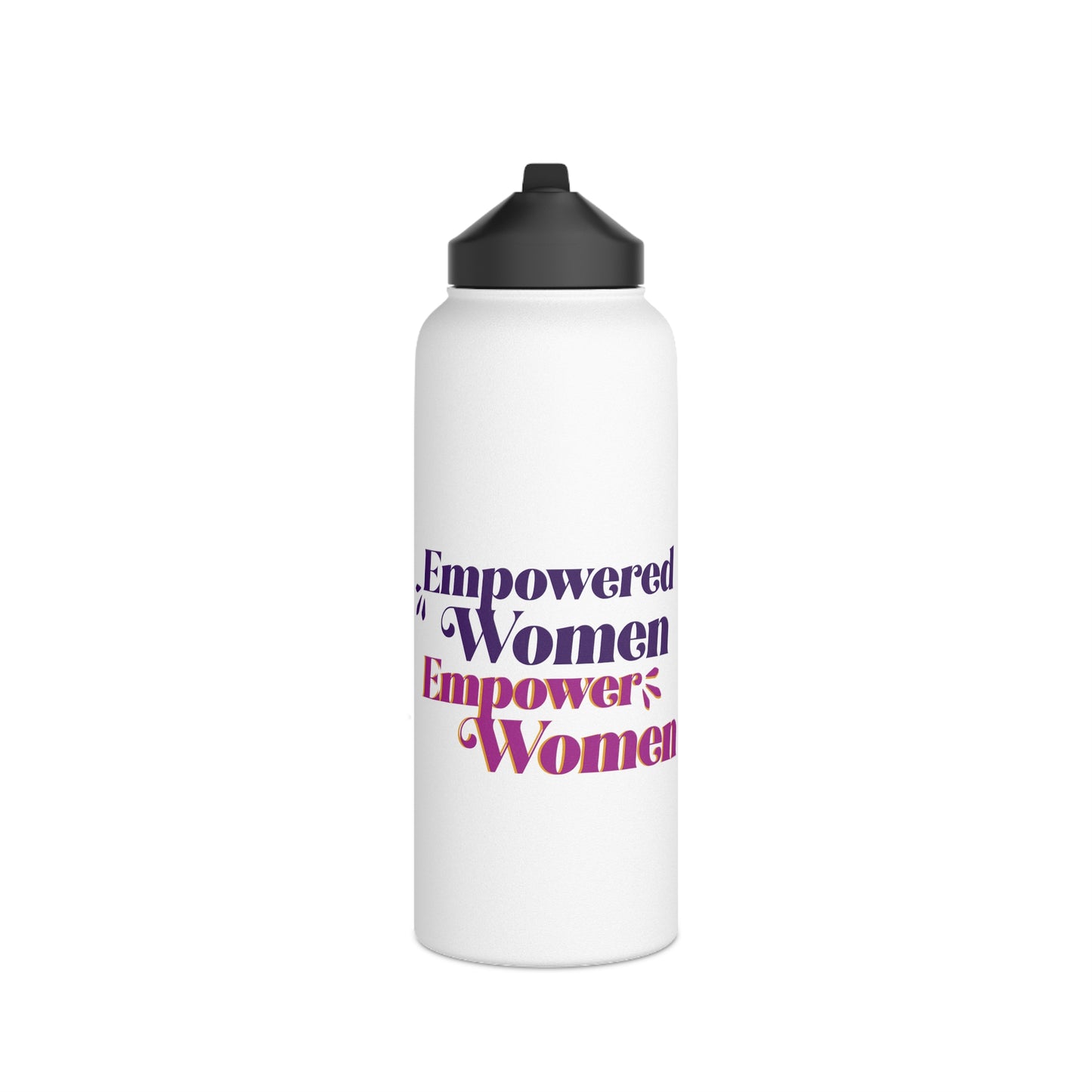 Empowered Women, Empower Women Purple Stainless Steel Water Bottle