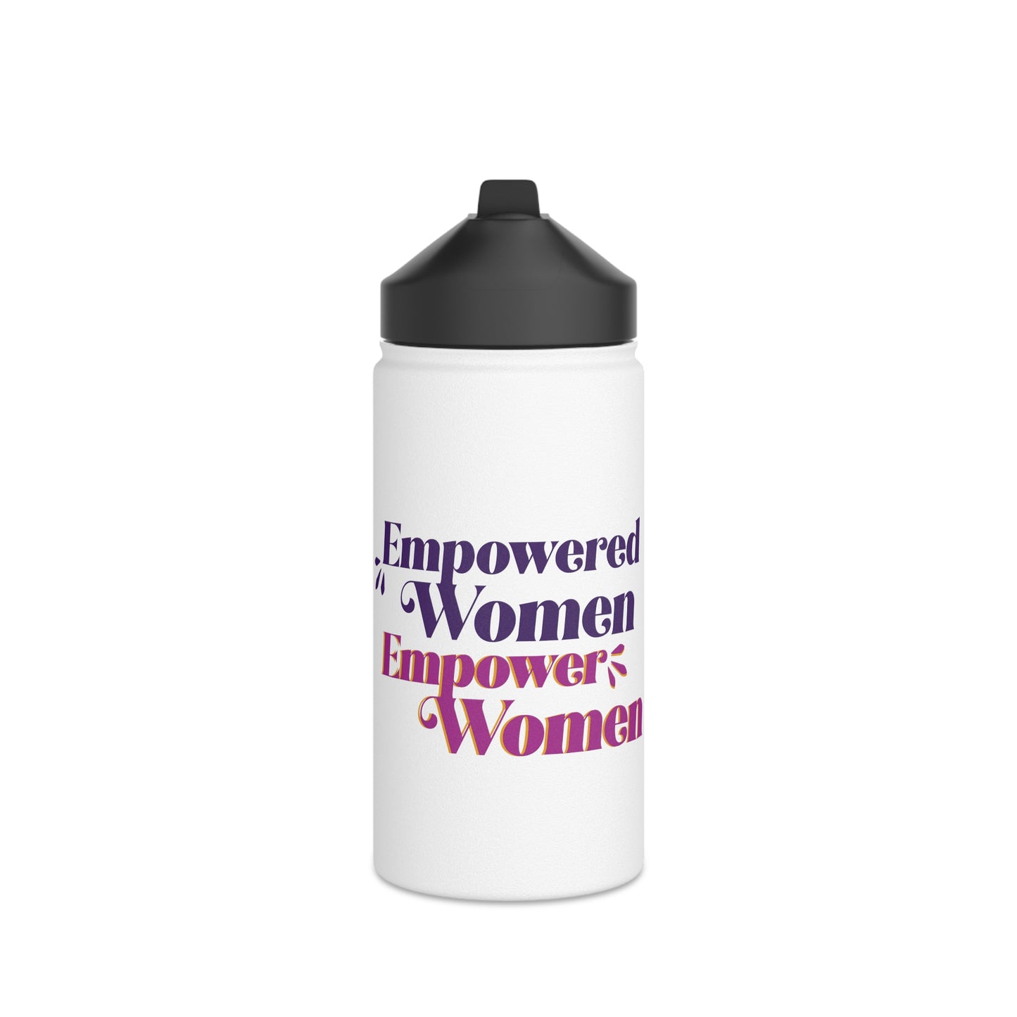 Empowered Women, Empower Women Purple Stainless Steel Water Bottle