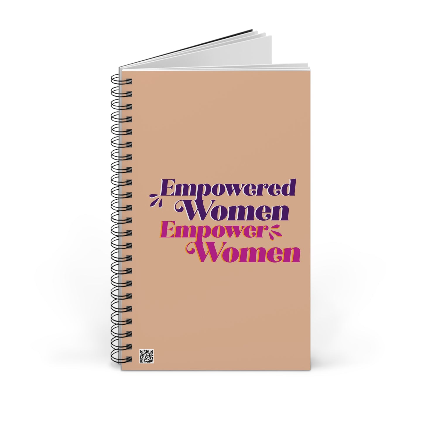 Empowered Women, Empower Women Beige/Nude Spiral Notebook