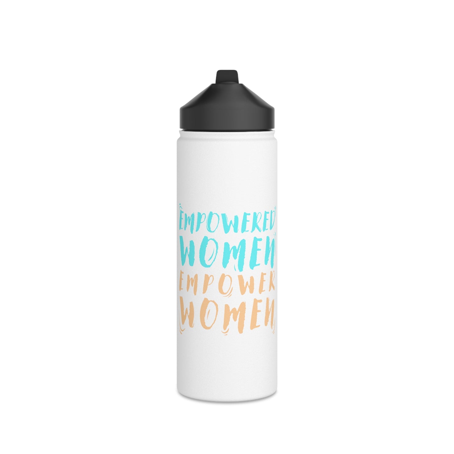 Empowered Women, Empower Women Blue/Yellow Stainless Steel Water Bottle