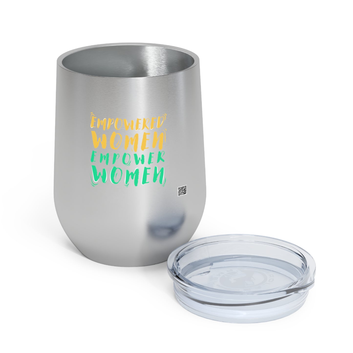 Empowered Women, Empower Women Green/Yellow Insulated Wine Tumbler