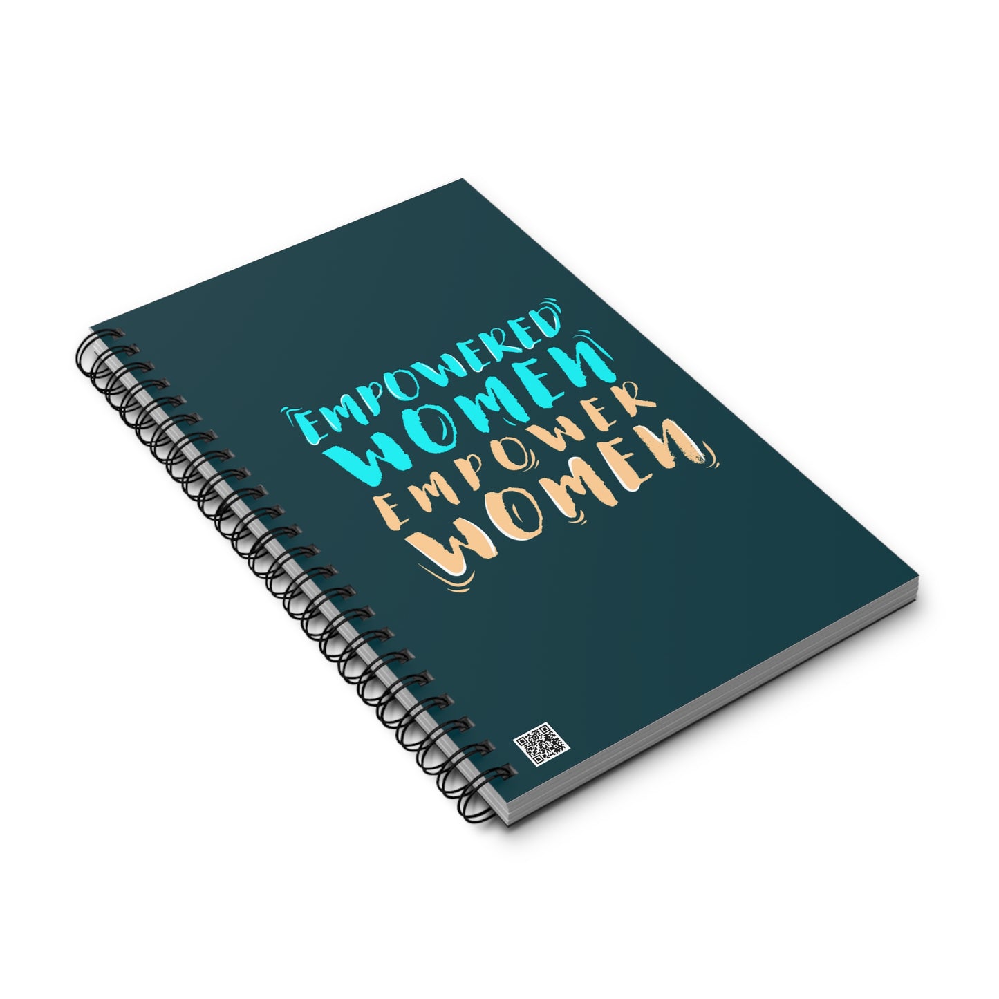 Empowered Women, Empower Women Blue Spiral Notebook